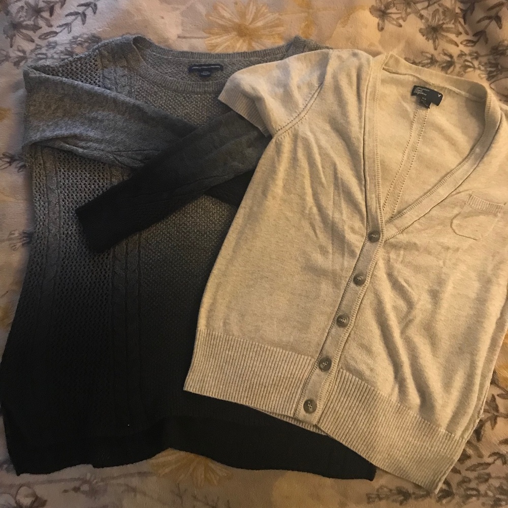 Bundle American Eagle sweater & cardigan